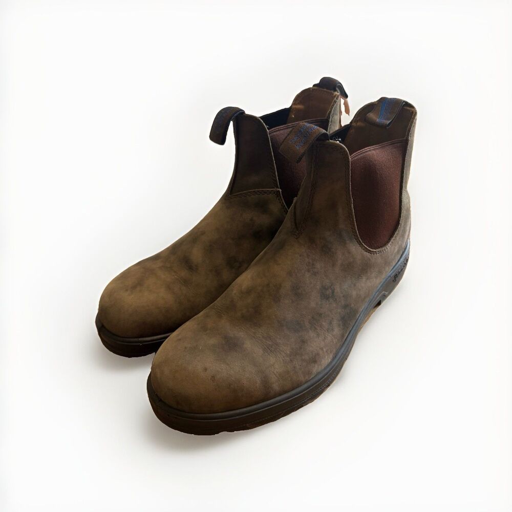 Blundstone Thermal 584 Chelsea Boot Rustic Brown Thinsulate Sheepskin Mens 11